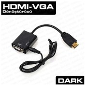 Resim Dark Dk Hd Ahdmıxvga Hdmı To Vga Audio Çevirici 