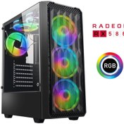 Resim Xsr749 i5 4570 16GB RAM 512GB M.2 NVMe SSD 8GB RX580 FreeDOS Masaüstü Oyun Bilgisayarı Xaser