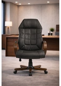 Resim Spectre Premium Yönetici Ofis Ve Büro Koltuğu Anatomik Tasarım Lüks Oturum Konforu Siyah 