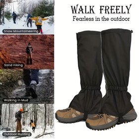 Resim 1 Çift Ayarlanabilir Bacak Korsesi - Erkek ve Kadınlar için Bacak Koruyucu - Avcılık, Dağcılık, Trekking & Balıkçılık İçin İdeal Outdoor Ekipmanları, Esnek Manşetler, Güçlendirilmiş Dikişler, Yüksek Performanslı Kumaş, Kar Koruma, Kış Sporları Severler 