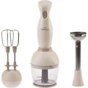 Resim Beyaz 3'lü Latte Blender Seti, Şık ve Pratik Mutfak Aracı 