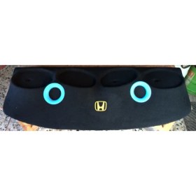 Resim Honda Civic Vtec 2006 4lü Oval Hoparlörlü Arka Polyesterli Pandizot Kabartmalı 