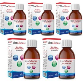 Resim 5 Adet Vitaglucan 150 Ml Şurup Beta Glukan Vitamin C Çinko 