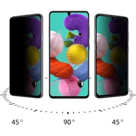 Resim Fibaks Samsung Galaxy A54 Uyumlu Tam Kapatan Hayalet Gizlilik Filtreli Kırılmaz Tamperli Cam Ekran Koruyucu 