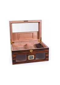 Resim Parmida Humidor / Puro Saklama Kutusu Kahverengi 0151 