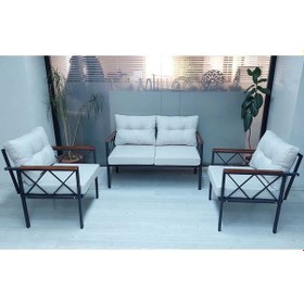 Resim Safir Balkon,bahçe,cafe,çay Seti,oturma Grubu,ofis Koltuğu Krem 