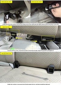 Resim Pazly Honda City 2008-2019 Çocuk Koltuğu Bağlantı Kiti - Kolay Montaj, Sağlam Çelik Yapı 