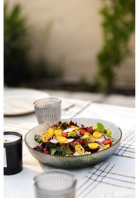 Resim Rakle Splendid Cam 2'li Salata Kasesi Seti Füme 25 Cm - 30 Cm Renkli 