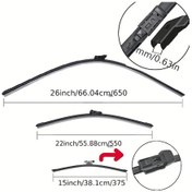 Resim Sunshine011 Volkswagen T-cross, Touareg, T-roc Ve Tıguan Iı 2016-2023 İçin Yedek Parça Kalitesinde Sessiz Silecekler 