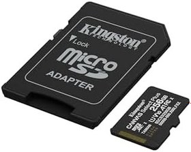 Resim 256GB microSDXC Canvas Select Plus Gen3 150MB/s A1 Card + Adapter 