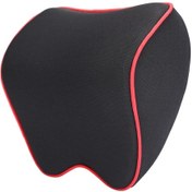 Resim Sones Araba Kafalık Yastık Boyun Yastık Araba Bellek Köpük Servikal Yastık İç Malzemeleri Açık Kahverengi 