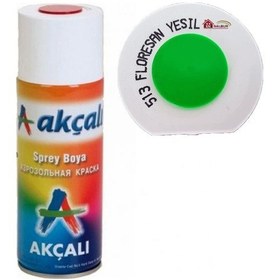 Resim Akçalı Sprey Boya 400 ML 513 Florasan Yeşil 