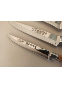 Resim Lazoğlu Sürmene Kurban Kasap Mutfak Bıçak Seti 5 Li Set 