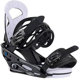 Resim Burton Smalls Re:flex Snowboard Bindings Unisex Çocuk Siyah Snowboard Bağlaması 