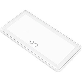 Resim Pazly Araba Güneşlik Ayna Usb Şarj Edilebilir Kozmetik Makyaj Aynası 3 Işık Modlu Dokunmatik Ekran - Beyaz, Renk: Mavi 