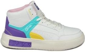 Resim 28756 Yüksek Bilekli Bej Kadın Sneaker Günlük Spor Ayakkabı 