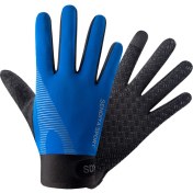 Resim Liangduo Shop Mavi Stil M Boyutu Unisex Dokunmatik Ekran Eldiveni Açık Kış Termal Sıcak Bisiklet Eldiveni Tam Parmak Bisiklet Bisiklet Kayak Yürüyüş Motosiklet Spor Eldivenleri (Yurt Dışından) 