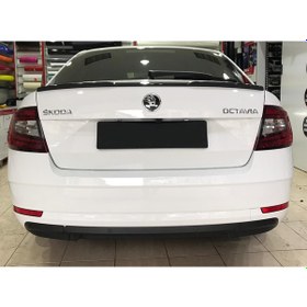 Resim Skoda Octavıa 3 A7 2013-2019 Spoiler Piano Black Bagaj Çıtası 