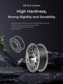 Resim Creality CR-PLA Karbon Fiber Filament Siyah 1.75mm 1kg 
