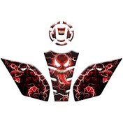 Resim Gogo Tank Pad Set Turuncu Venom 014 4 Parça - Cf Moto Sr 250 
