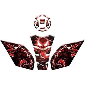 Resim Gogo Tank Pad Set Turuncu Venom 014 4 Parça - Cf Moto Sr 250 