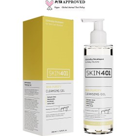 Resim Skin401 BHA Arındırıcı Siyah Nokta Karşıtı Yüz Temizleme Jeli 200ml 