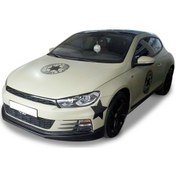 Resim Vw Scirocco Mk3.5 Ön Ek Karlık Abs Plastik Mat Siyah2014 2015 2016 2017 Makyajlı Kasa 