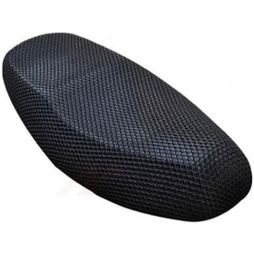 Resim Tüm Motorlar İçin 3D Çift Katlı Fileli Motosiklet Sele Kılıfı 6 MM 