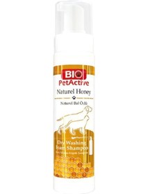 Resim Bio Petactive Bal Özlü Kuru Köpük Yıkama Köpek Şampuanı 200 ML 