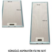 Resim Sürgülü Aspiratör Filtre Seti- 20,5 X 47,6 - 13 X 47,6 Cm - 320266851 