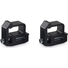 Resim Padalink Kamyon Kabin Montaj Kelepçeleri - Siyah Alüminyum 2'li Set 10x8x5cm 