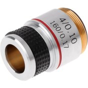 Resim Mikroskop Objektifi 4X 4 0 10 160 0 17 Özel Kabında 