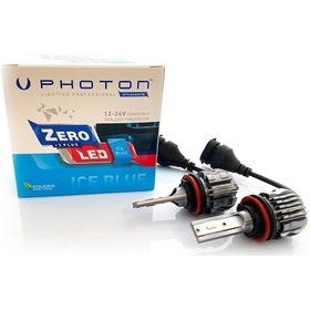 Resim Photon Zero 12v 24v H8-H9-H11-H16 Buz Mavisi +3 Plus Fansız Led 