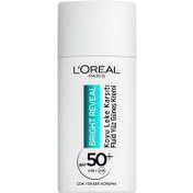 Resim L'oreal paris bright reveal koyu leke karşıtı spf 50 fluid yüz güneş kremi 50 ml 