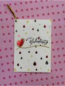 Resim demontecraft Hediye kartı not karti 6.5x9.5 ölçü 1 adet 