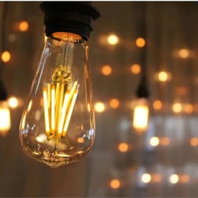 Resim St64 Dekoratif Rustik Led Ampul Günışığı 