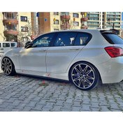 Resim Bmw F20 Marşpiyel Alt Lip - 2011 - 2015 Plastik - Parlak Siyah 