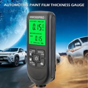 Resim 1 adet HW-300PRO Otomotiv Boya Filmi Kalınlık Ölçer, 0-2000UM Fe & NFe Kaplama Test Cihazı, Araba Boyama için Manuel Pil Güçlü Araç, Plastik Malzeme, Siyah, Lazer Yok, ≤36V Çalışma Gerilimi 