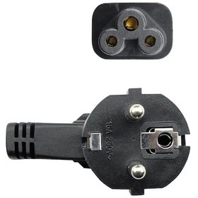 Resim Vcom CE022-1.5 0.50 MM2 Notebook 1.5 M Power Elektrik Kablosu 