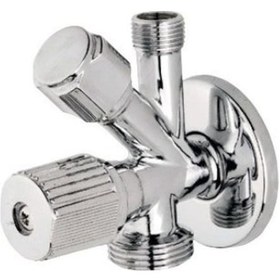 Resim Taharet Musluğu Çiftli Çamaşır Çıkışlı Ut-089 Krom 