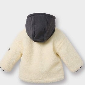 Resim Defacto Erkek Bebek Rüzgar Geçirmez Kapüşonlu Fermuarlı Mont G4775a525wner139 Ekru-er139 