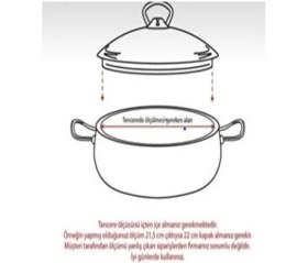 Resim Arcak2 Karaca Kulp ve 26 cm Tencere Sahan Tava Cam Kapağı 
