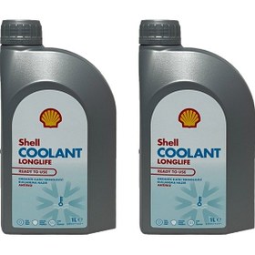 Resim Shell Coolant Lonflife 4 Mevsimlik Kırmızı Antifriz 1 L (2 Adet) 