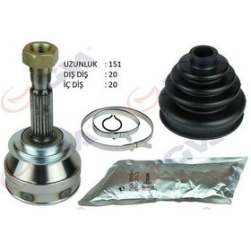 Resim Gva 4424120k Aks Kafası Diş Ön Fiat Uno 70 1.4l 94-00 20x20x43.1 151mm 5998706 