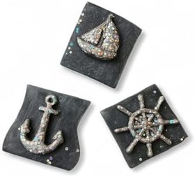 Resim SOO SOAP Atlantis Silver Sabun Seti Hediyelik Dekoratif El Yapımı 