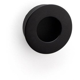 Resim System Siyah 16 mm Düğme Mobilya Kulpu (SY7480 0016 AL6) 