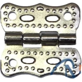 Resim Papatya Menteşe - Küçük 20X20 Mm, Nikel, 1 Adet 