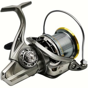Resim 1 adet Rooblinos NGK8000 / 9000 / 10000 / 12000 / 14000 Uzun Döküm Büyük Çekme Atlama Balık Hattı Tekerlek 24.95 KG Büyük Çekme Deniz Balıkçılığı Tekerleği 