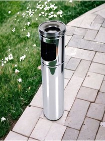 Resim Maxiflow Paslanmaz Çelik Ayaklı Dış Mekan Küllük No:1, dayanıklı ve şık tasarım 