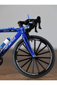 Resim bebeym Metal 1:10 Oyuncak Bisiklet - Die Cast Bisiklet - Model Bisiklet - Mavi 